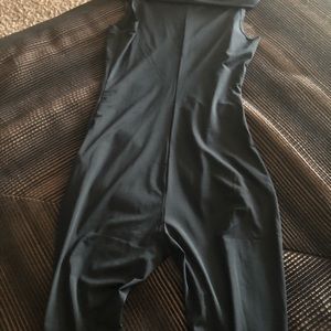 Romper black in color